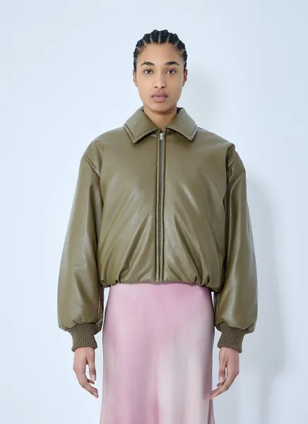 Coated Bomber Jacket