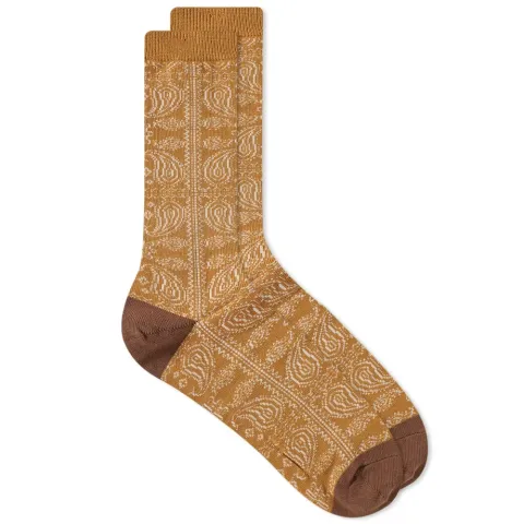 Paisley Crew Sock
