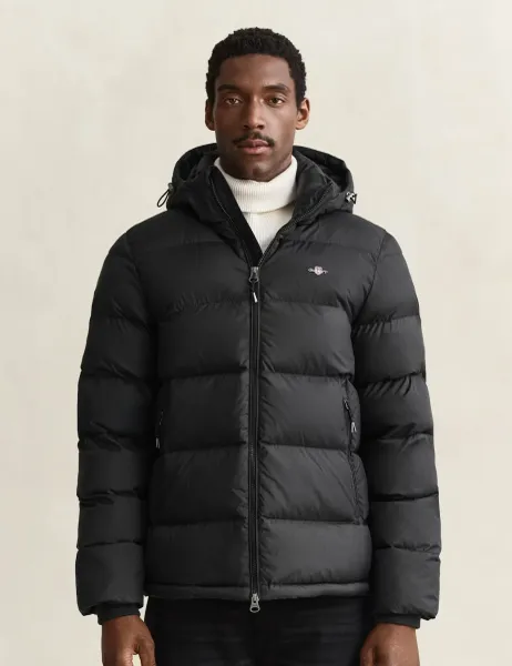 Gant Padded Hooded Zip Up Puffer Jacket