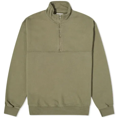 Organic Quarter Zip Popover Sweat