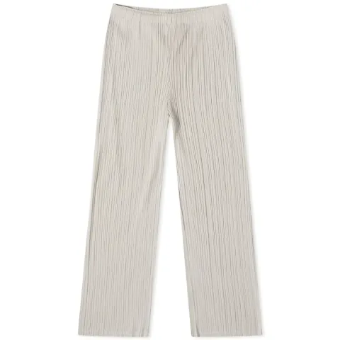 Straight Pleats Trousers