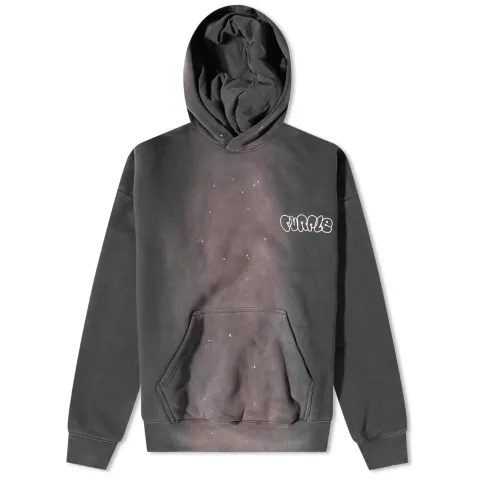 Distressed Bubble Logo Hoodie