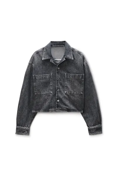 Cropped Long Sleeve Shirt