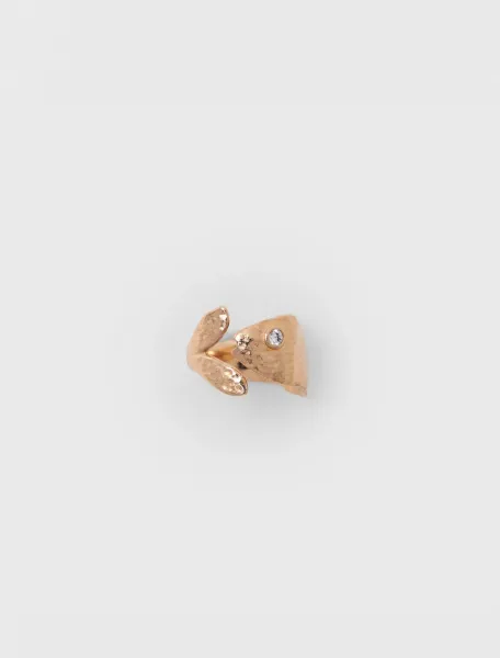 Fish rhinestone ring