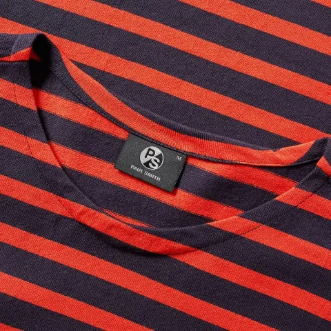 Mercerised Cotton Stripe Tee