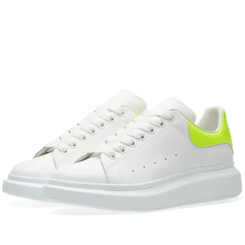 Wedge Sole Fluro Heel Tab Sneaker