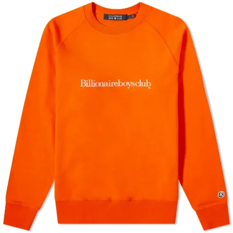 Embroidered Serif Crew Sweat