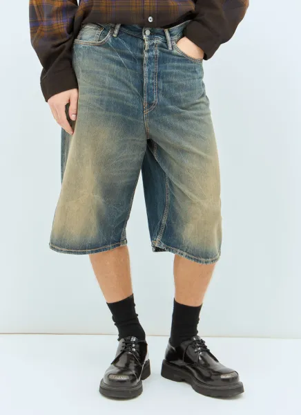 Denim Bermuda Shorts