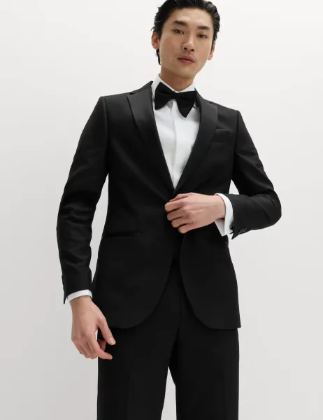 Marks & Spencer Slim Fit Tuxedo Jacket Black