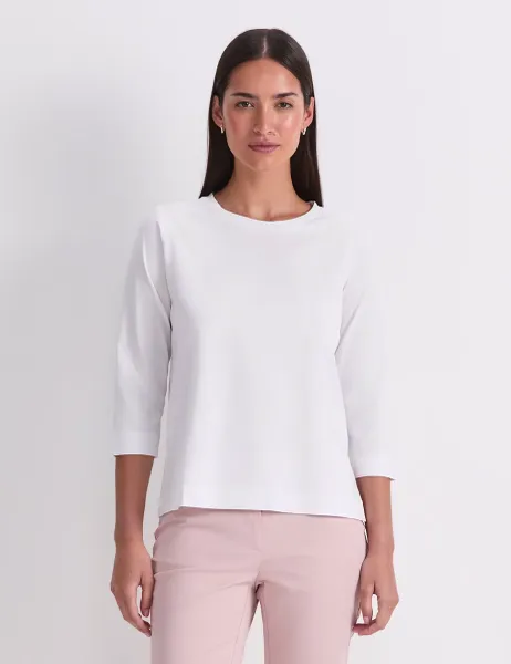 Sportscraft Pure Cotton Top White