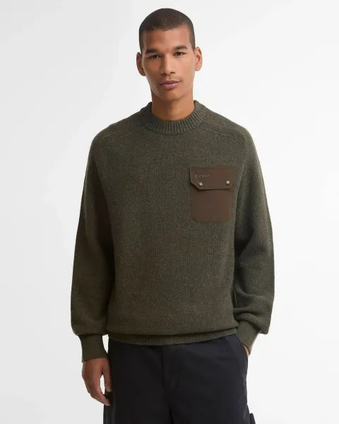 Stockham Textured Crew Neck Jumper
