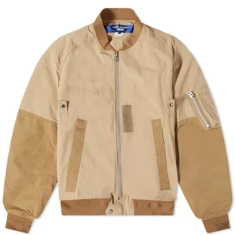Panelled Bomber Jacket