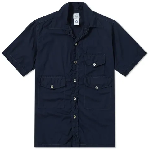 Short Sleeve Town & Country Contrast Stitch Shirt