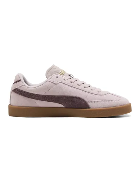 Puma Club II Era Suede Trainers Pink Mix