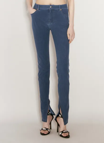 Trompe L'oeil Denim Leggings