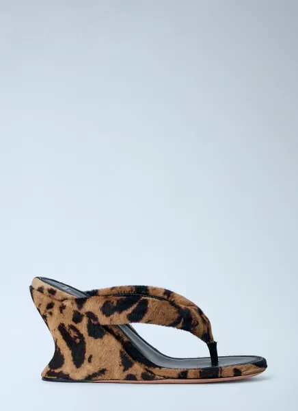Balenciaga Gaeta Wedge Thong Sandals