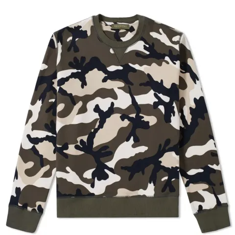 Unfinished Camo Crew Sweat