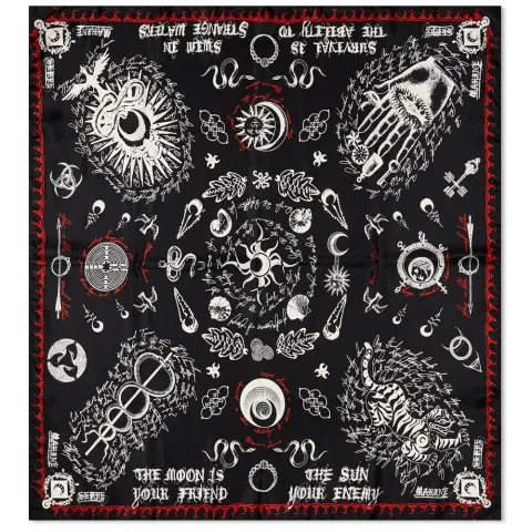 Geotic Printed Silk Scarf