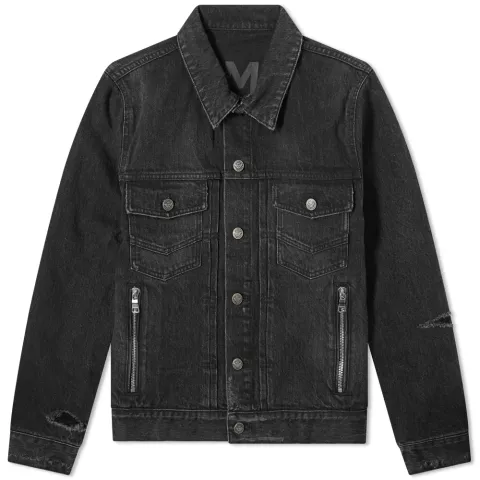 Distressed Denim Jacket