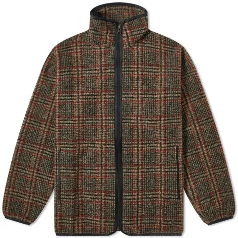 Plaid Fleece Jacket