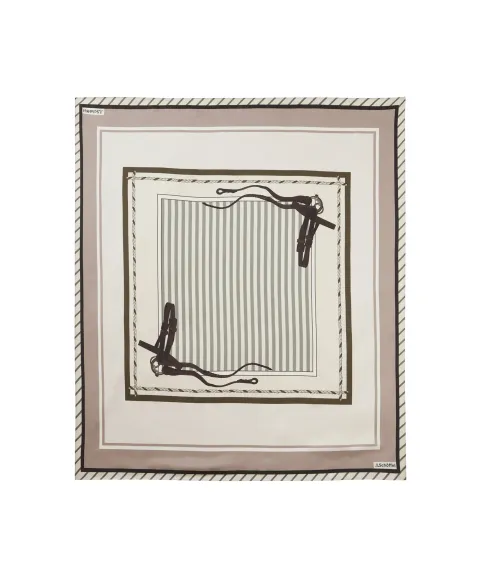 Schöffel Country Hathersage Silk Scarf - Bridle Stripe Print