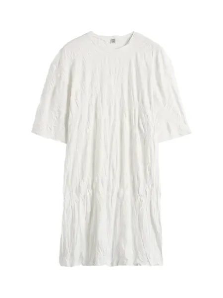 Relaxed Tee Dress White