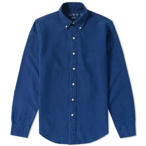 Slim Fit Garment Dyed Oxford Shirt