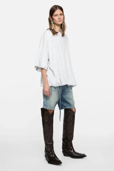 Gathered logo t-shirt