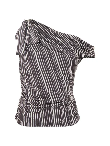 Pretty Lavish Shea Off Shoulder Jersey Tie Top