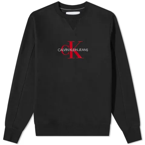 Archival Monogram Flock Crew Sweat