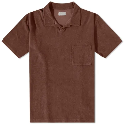 Terry Fleece Vacation Polo