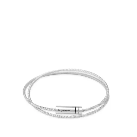 Brushed Double Cable Bracelet