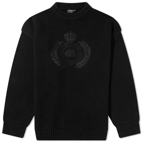 Wreath Logo Crew Knit