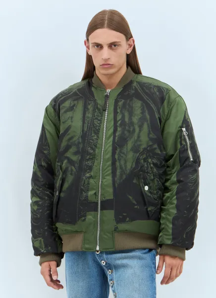Trompe L'Oeil Bomber Jacket
