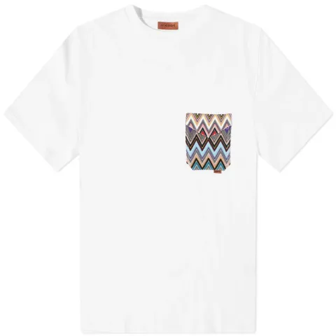 Knitted Patch Pocket Tee