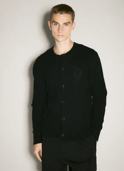 Logo Patch Cardigan