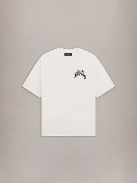 HOLLYWOOD LIGHTWEIGHT JERSEY SKATE TEE - Ivory