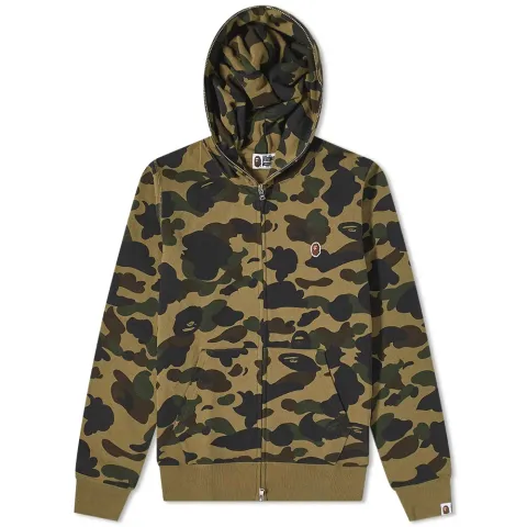 1st Camo One Point Full Zip Hoodie