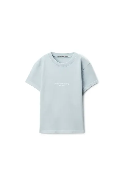 LOGO PRINT SHRUNKEN SHORT SLEEVE TEE