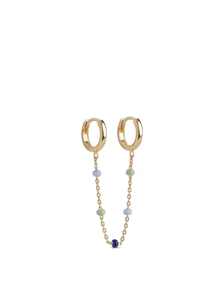 Enamel Copenhagen 18kt Gold-Plated Lola Chain Hoop Earring