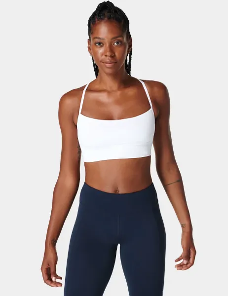 Sweaty Betty Spirit Restored Yoga Bra White