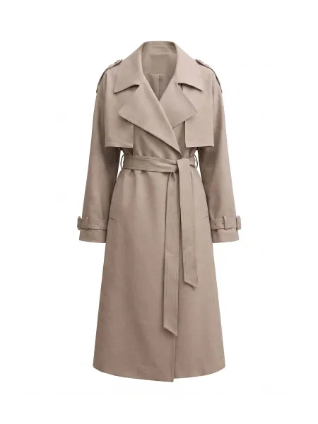 Forever New Maya Trench Coat - Neutral