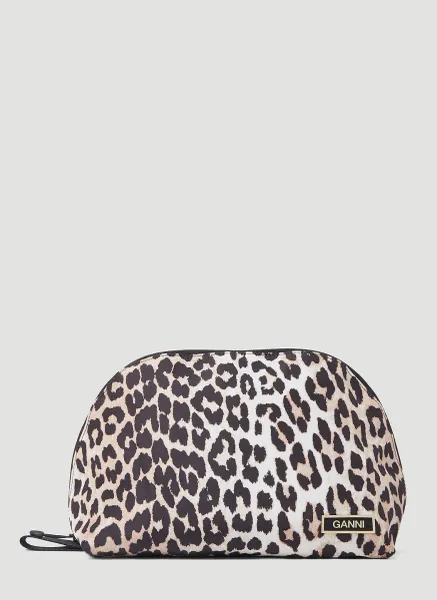 Leopard Print Vanity Bag