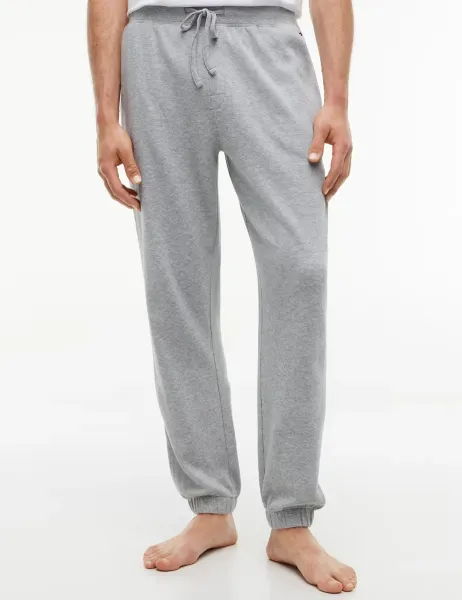 Tommy Hilfiger The Original Pure Cotton Waffle Joggers Light Grey