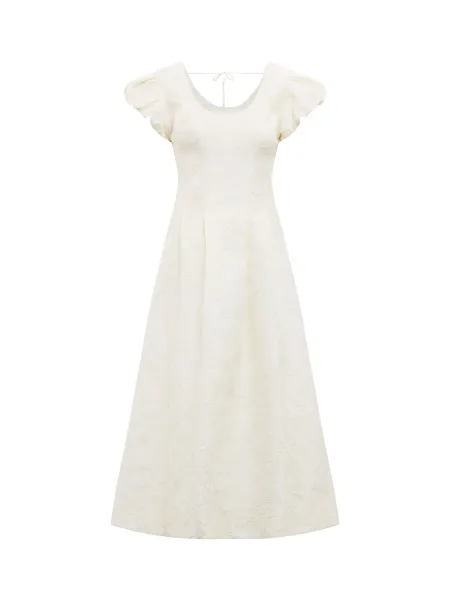 Forever New Lily Jacquard Midi Dress