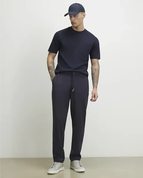 River Island Slim Fit Smart Joggers
