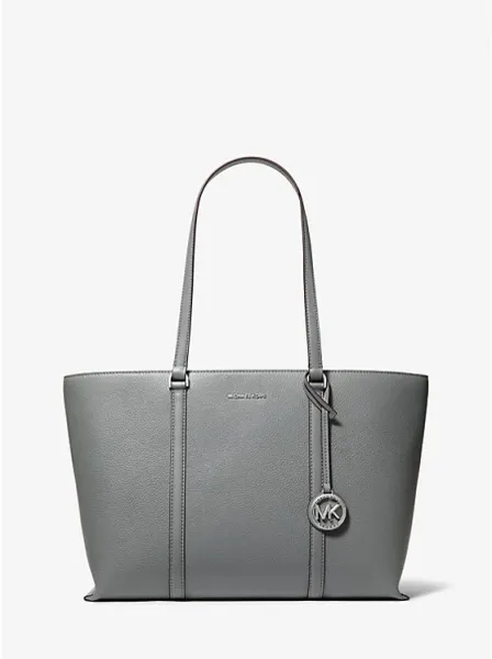 Temple Large Pebbled Leather Tote Bag