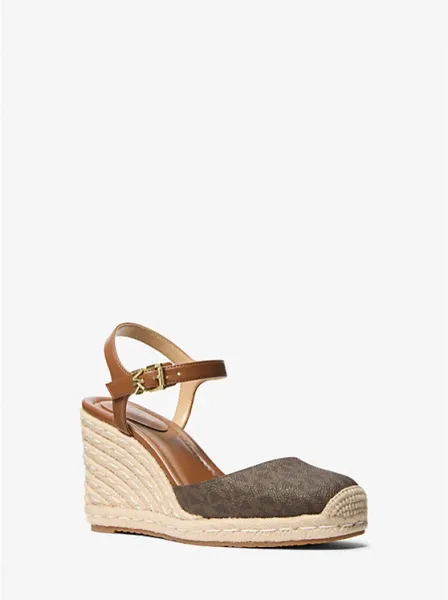 Kenzie Signature Logo Espadrille Wedge