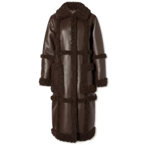 Patrice Faux Shearling Coat