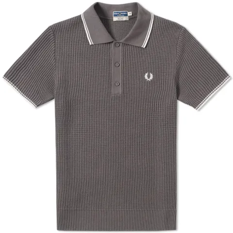 Fred Perry Reissues Textured Knitted Polo